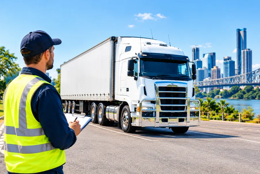 Professional truck driver training for HR and HC licence in Brisbane
