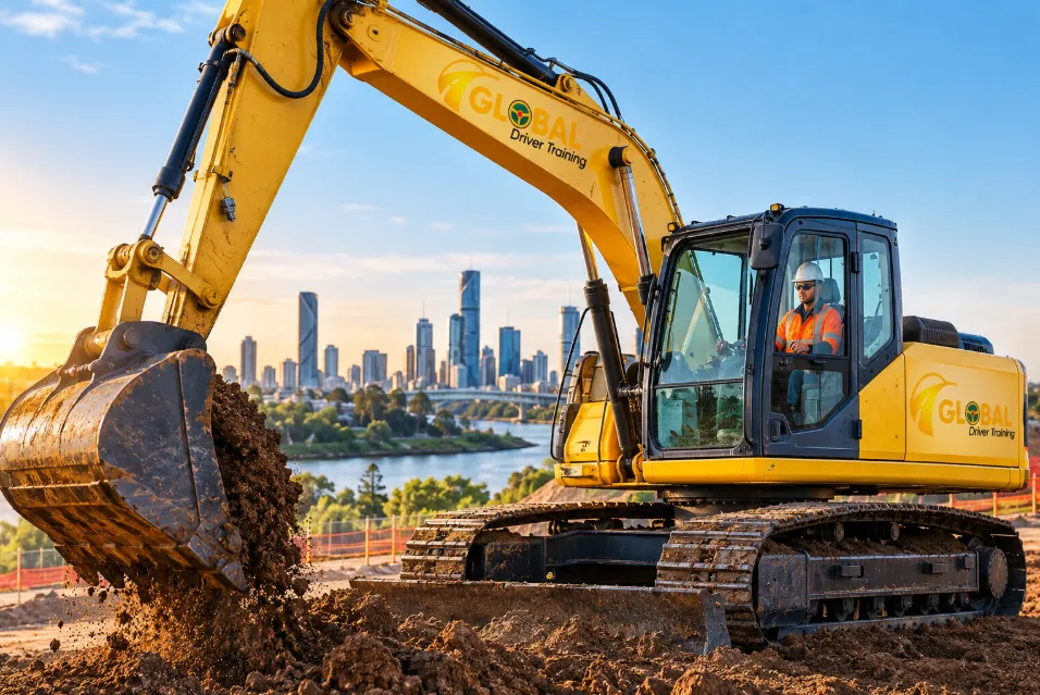 Excavator licence training in Brisbane
